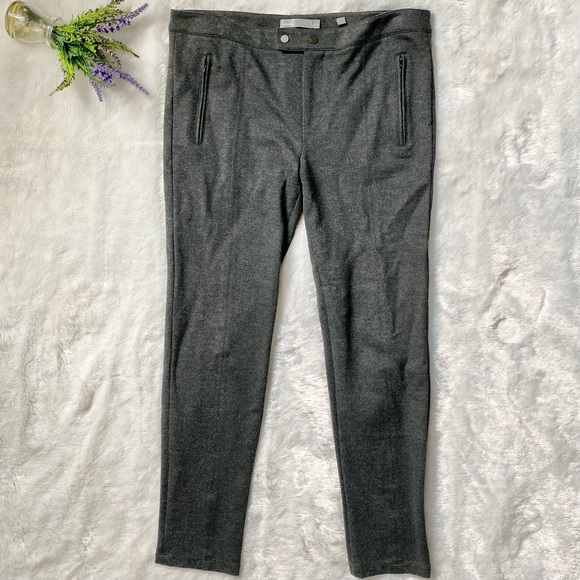 VINCE. Gray Skinny Ponte Pants - Picture 4 of 8